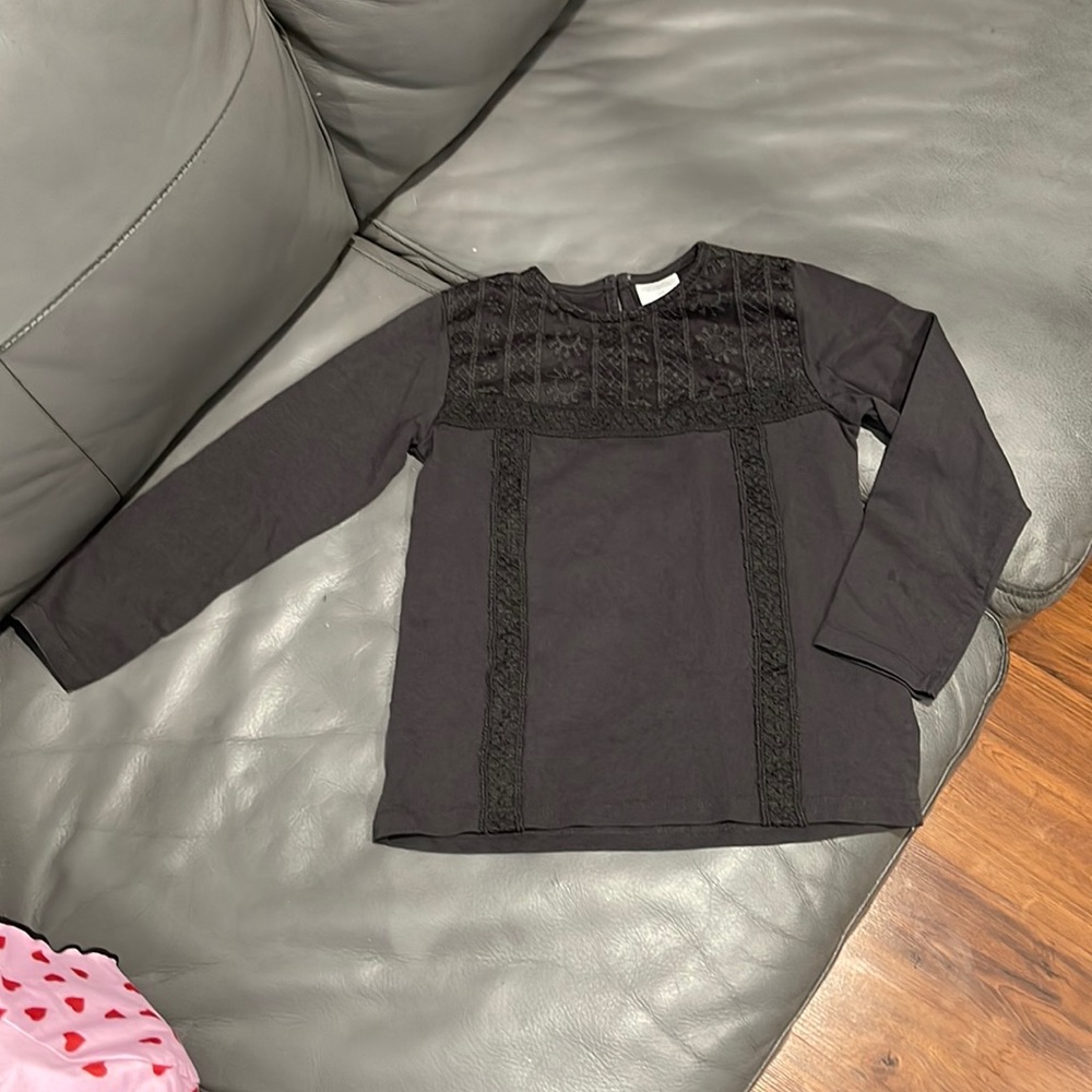 Zara girl long sleeve shirt